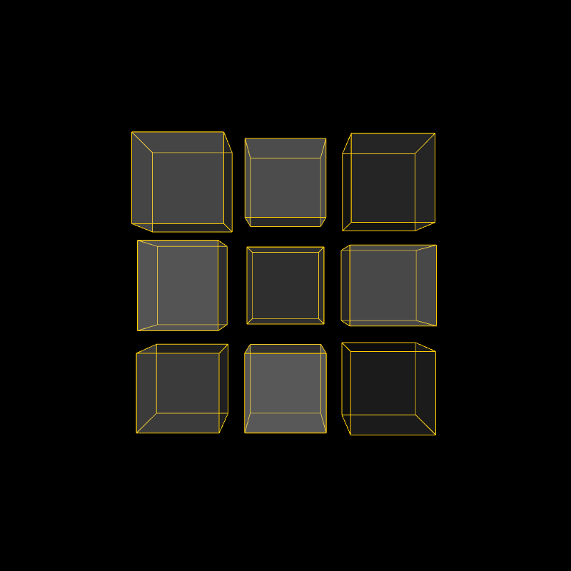Boxed Spaces - Generative NFT Art